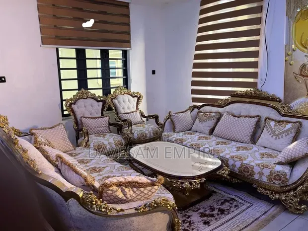 Luxury Egyptian 8-Seater Royal Sofa - Brand New - 1