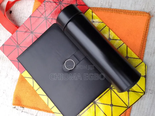 Flask, Journal & Gift Bag Set - 1