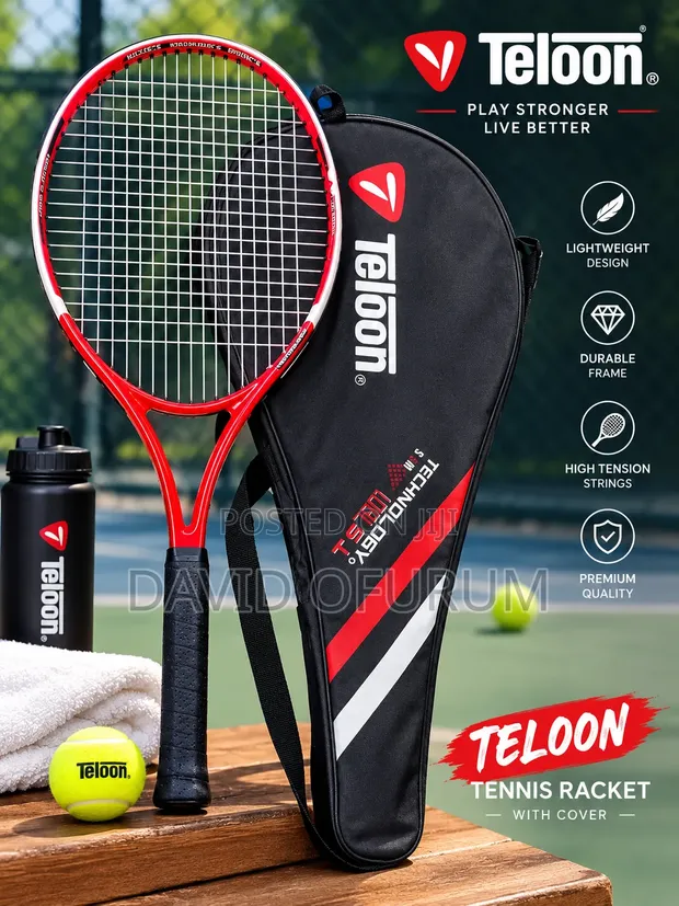 Teloon Tennis Racket - An Amfani - 1