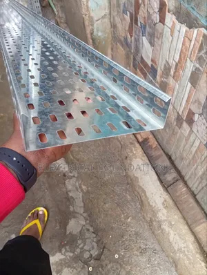 200x50mm Galvanized Cable Tray, 3m Tsawon
