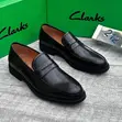 Clark Men's Classic Leather Flat Shoes - 1