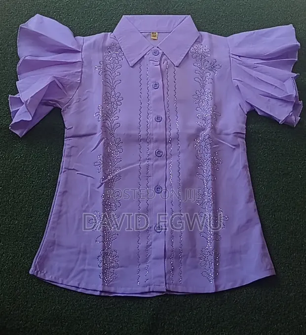 Beautiful Baby Girl Blouses with Stones - 1