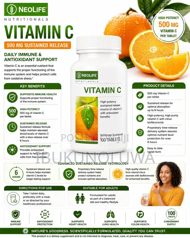NeoLife Vitamin C - 100 Tablets - 1