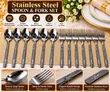 Stainless Steel Dining Spoons & Forks Set - 1