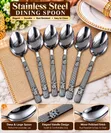Stainless Steel Dining Spoons & Forks Set - 4
