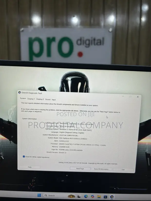 Asus ROG Zephyrus M15 GU502LU Laptop - 1