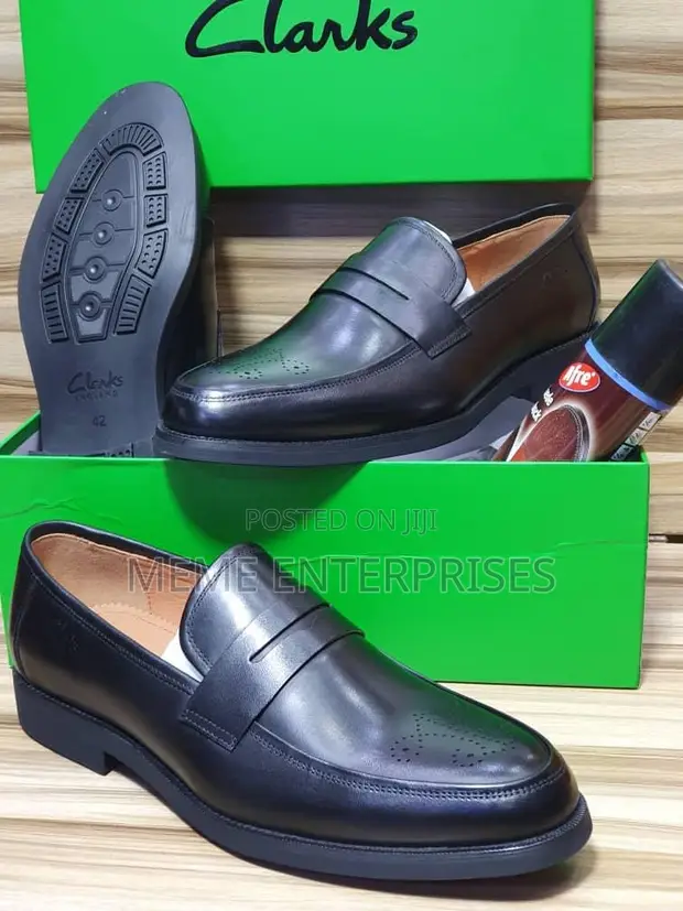 Clarks Classic Leather Flats Shoes - Men's - 1