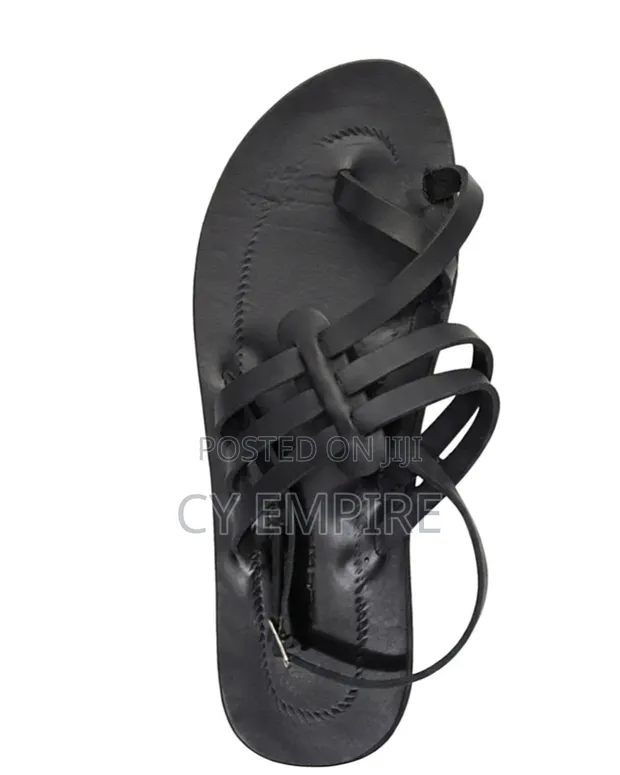 Classic Men's Multi-Strap Leather Sandal - 1