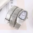 Ladies Snake Bangles Wrist Watch - Gold - 1