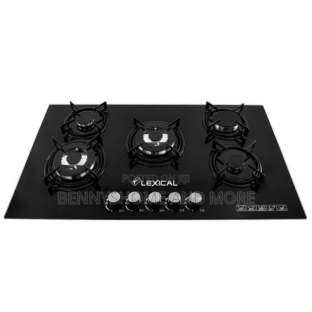 Lexical 5 Burner Gas Cooker Mai Gilashin Tempered - 1