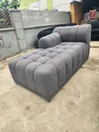 Executive L-Shaped Fabric Sofa Chair - 2