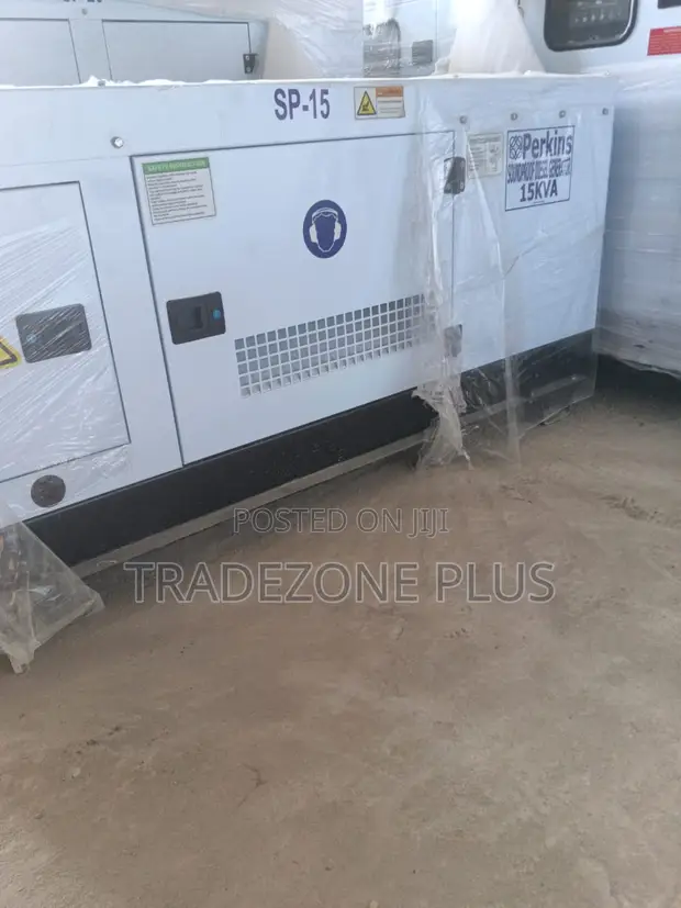 Soundproof 15KVA Perkins Generator - Diesel - 1