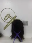 Attractive Adire Fascinator - Women's Headpiece - 1