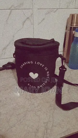 Used Black Bucket Bag