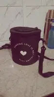 Used Black Bucket Bag - 1