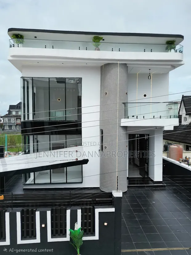 5 Bedroom Fully Detached Duplex da Pool a Sangotedo - 1