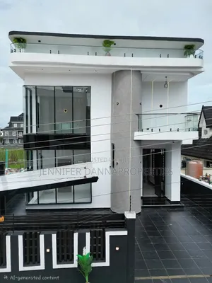 5 Bedroom Fully Detached Duplex da Pool a Sangotedo