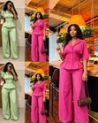 Aj Two Piece Top and Trouser Set - Brand New - 2