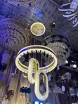 Luxury Gold Loop LED Chandelier - 1