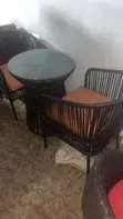 Morden Outdoor Bar Chairs tare da Karamin Tebur - 2
