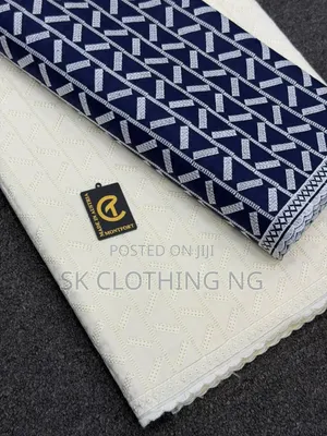 Men's Brocade Lace Fabric - Brand New