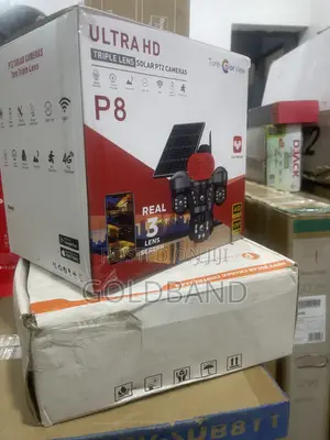 Solar PTZ Camera Mai Gilashi Uku - Sabon Abu