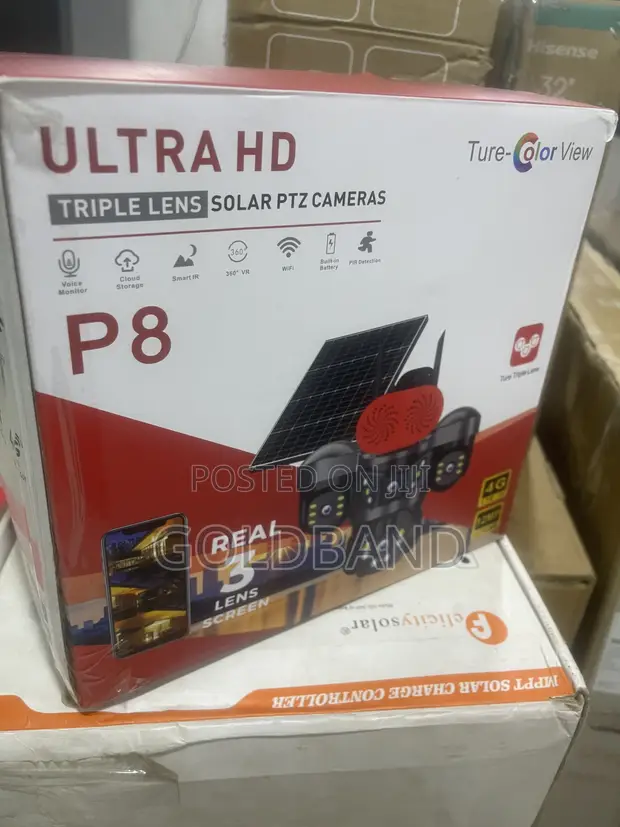 Triple Lens Solar PTZ Camera - 1