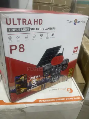 Triple Lens Solar PTZ Camera