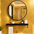 Black Mirror with Shelves - Home Interiors - 1