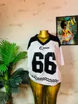 Queen 66 Oversized Jersey Top - Free Size - 2
