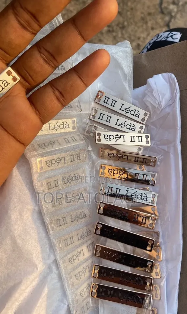 Gold & Silver Metal Tag - 1