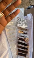 Gold & Silver Metal Tag - 1