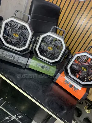 Sabon Eduson Table Fan da Fitilar LED & Power Bank