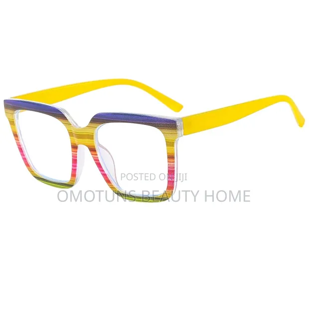 Large Frame Anti-Blue Light Cat Eye Glasses - 1