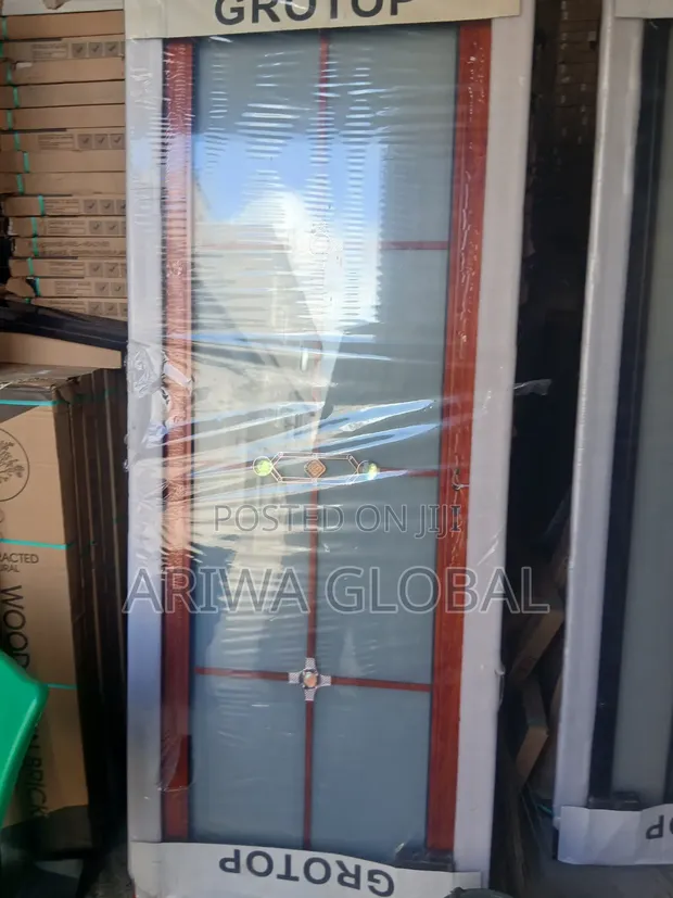Quality Turkey Aluminum Glass Toilet Door - 1