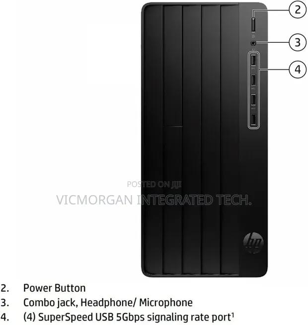 New HP 290 G9 Desktop PC: Intel Core i5, 8GB RAM, 512GB SSD - 1