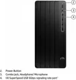 New HP 290 G9 Desktop PC: Intel Core i5, 8GB RAM, 512GB SSD - 1