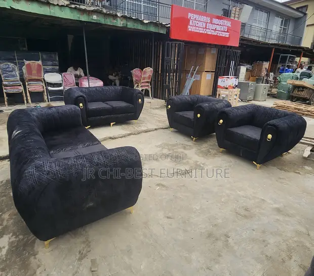 Luxurious Quality Upholstery Fabric Sofa Set - 1