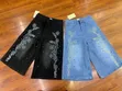 Jean Jort and Jeans with Stones - Women's Wide-Leg - 2