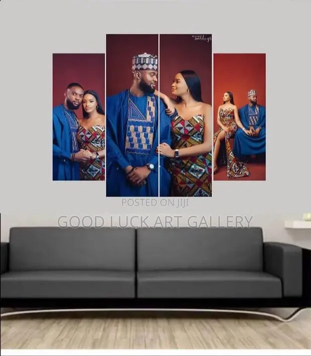 4 Vertical Portrait Canvas Wall Art - 1