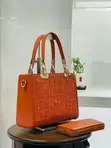 Loewe Multicolor Leather Handbag with Mini Purse - 3