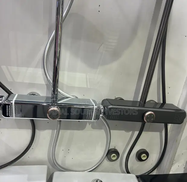 Modern Thermostatic Shower System with Rain Shower - 1