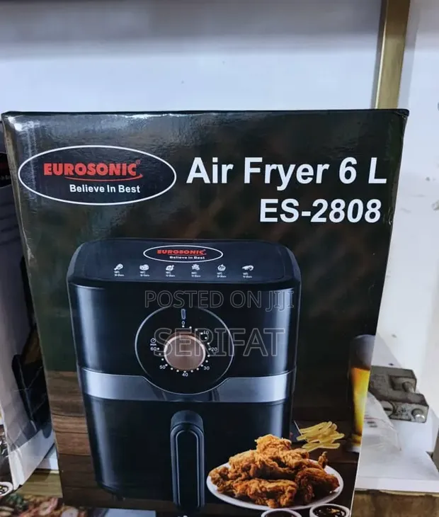Eurosonic ES-2808 6L Air Fryer | Mai Lantarki Ba Mai - 1