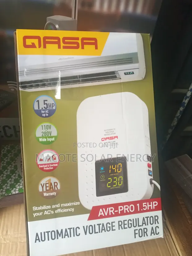 Qasa 1.5hp Automatic Voltage Regulator - 1