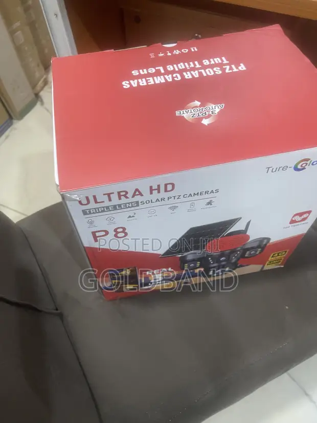 Solar PTZ Security Camera with Triple Lens - 1