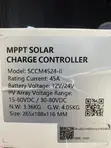 Felicity MPPT Charge Controller 45A - 3