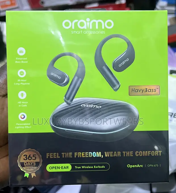 Oraimo Openarc Wireless Ear-Hook Headphones - 1