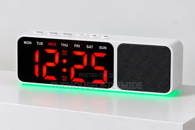 Ailipu Digital Alarm Clock with Bluetooth - 1