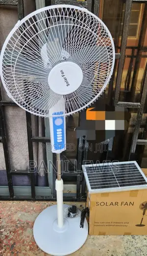 Fan Mai Tsayawa Mai Amfani Da Hasken Rana Mai Karfin Sake Caji 16 Inch