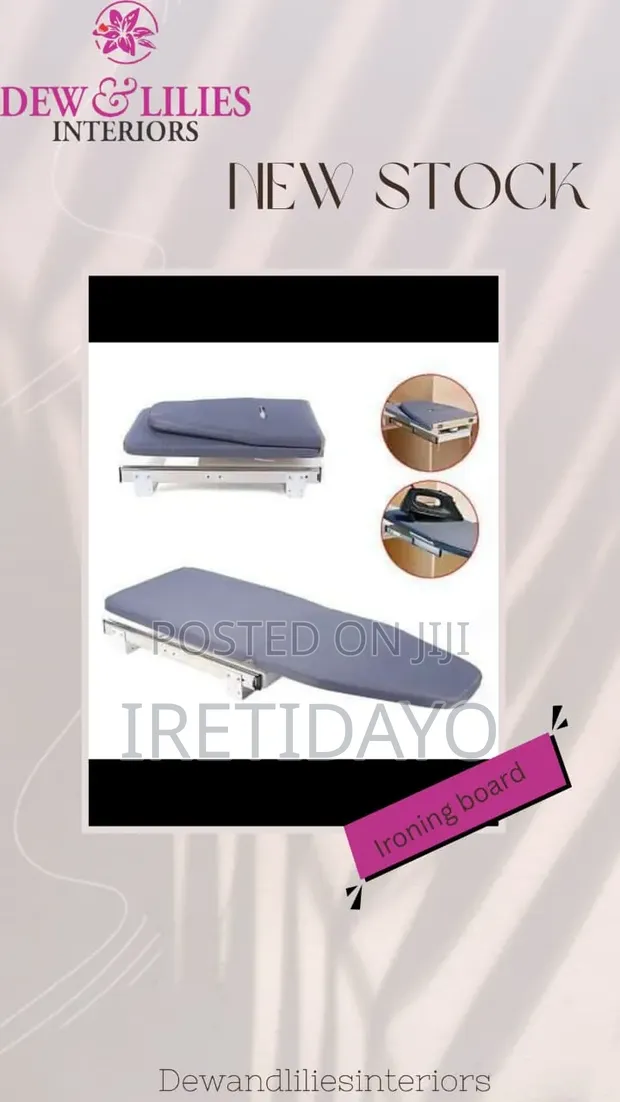 Wardrobe Ironing Board (Foldable) - 1